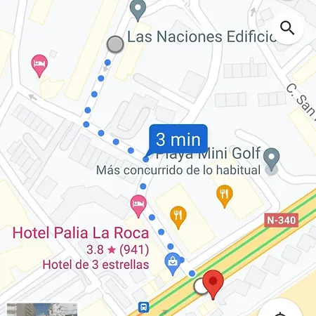 Estudio Con Piscina A 200 M De La Playa 아파트